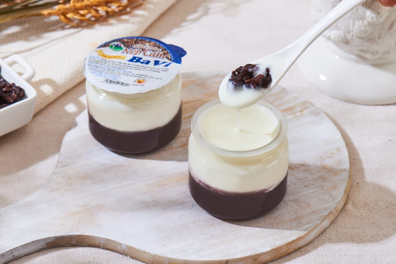 Yogurt with Black Sticky Rice