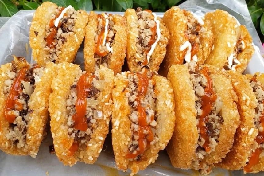 Deep-fried Sticky Rice